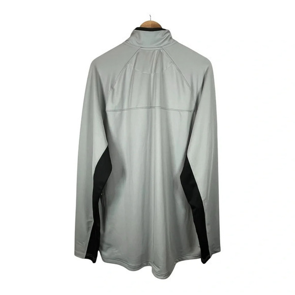 Fila Colorblock 1/4 Zip Pullover Activewear Stretch Gray Shirt Men Size XXL NWT - Picture 5 of 11